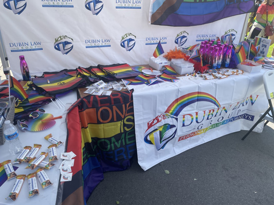 Pride 2023 booth